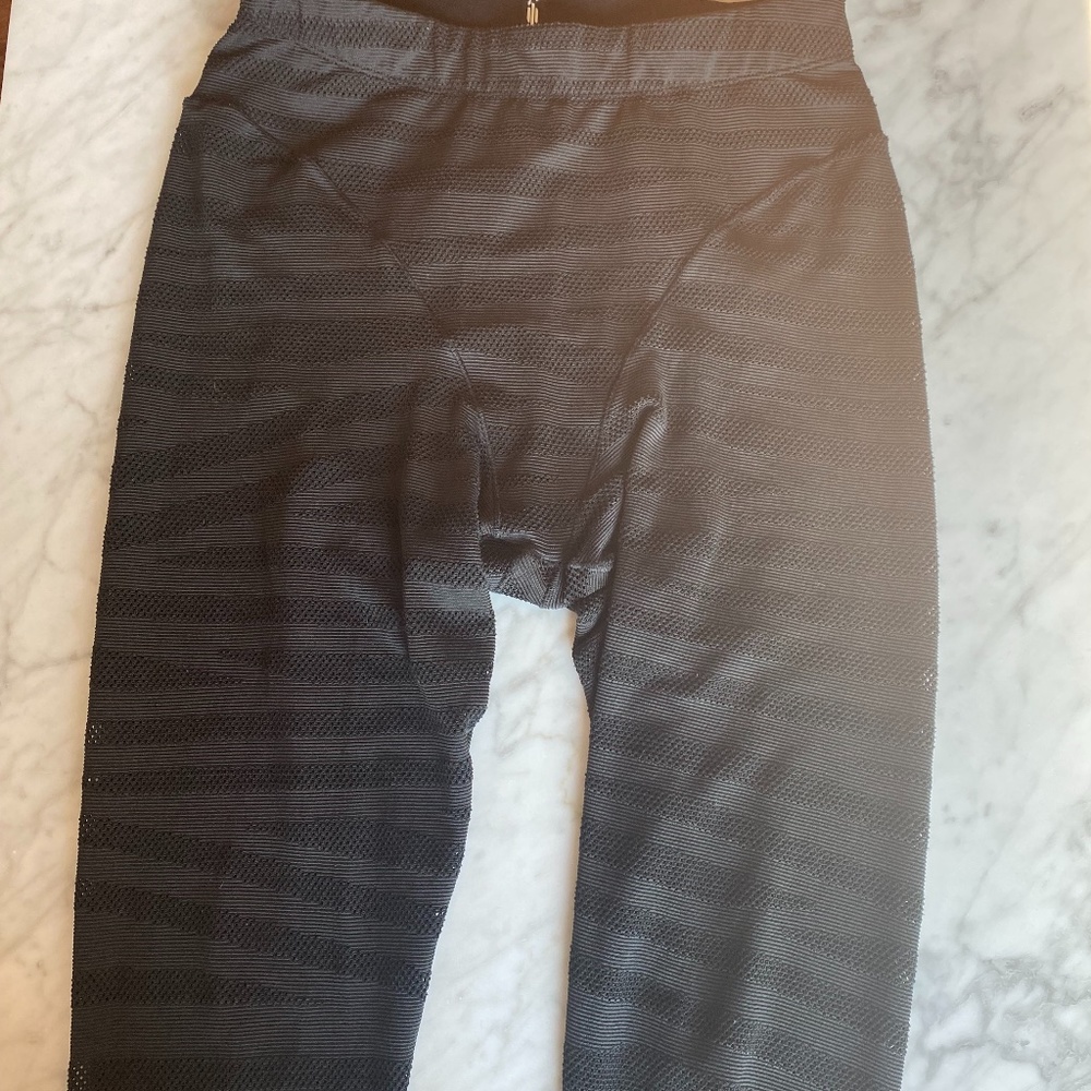 Adam Selman Sport Black Stripe French Cut Legging M